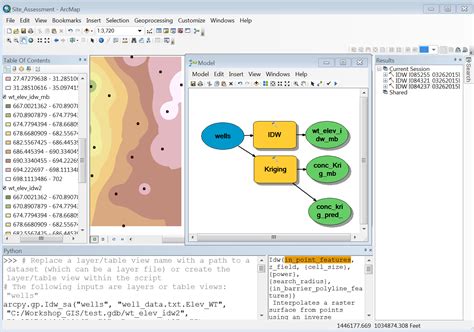 Simply enter the code into the Python window and check out the results. . Useful python scripts for arcgis